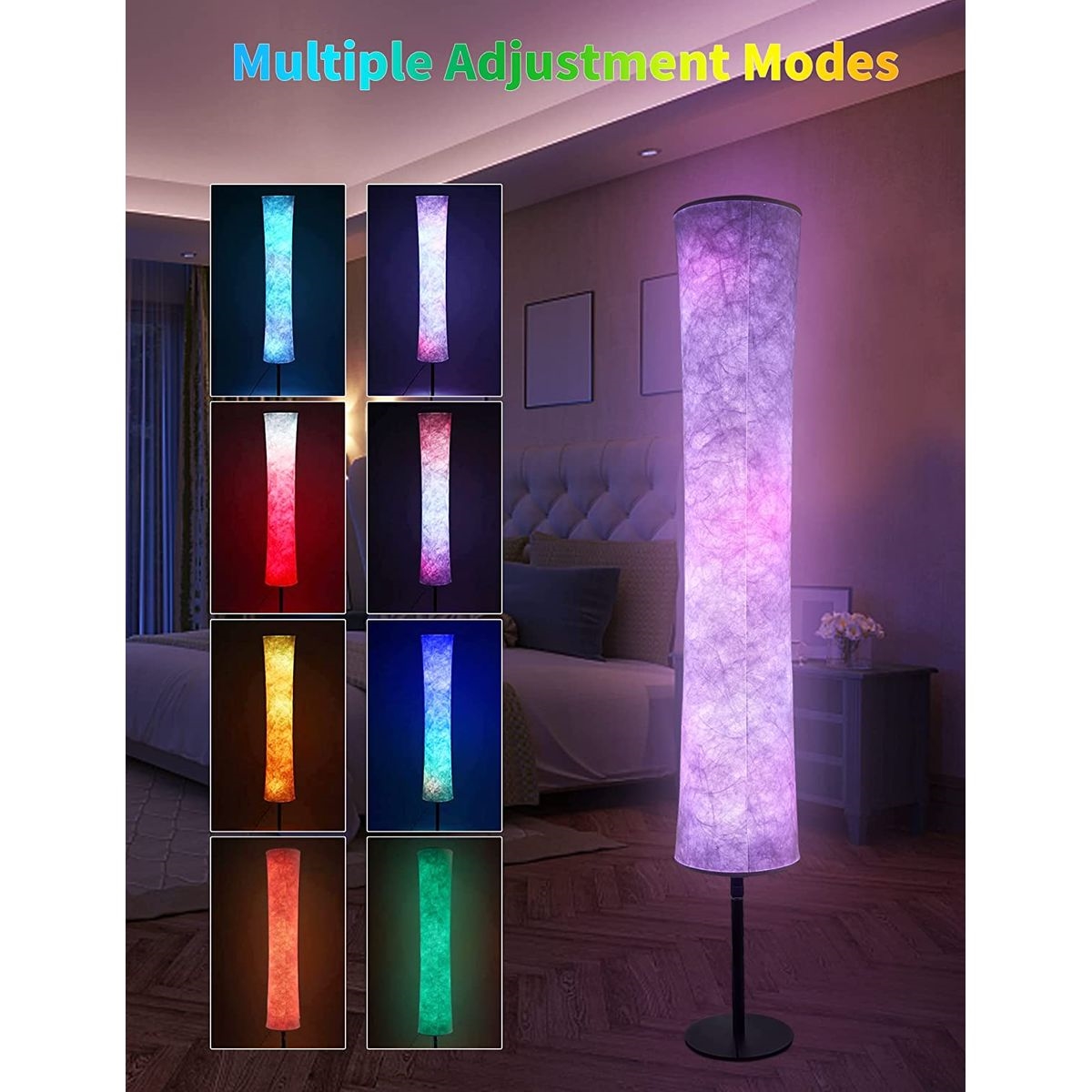 RGB Color-Changing LED Smart Lamp with Alexa Control (1- or 2-Pack)