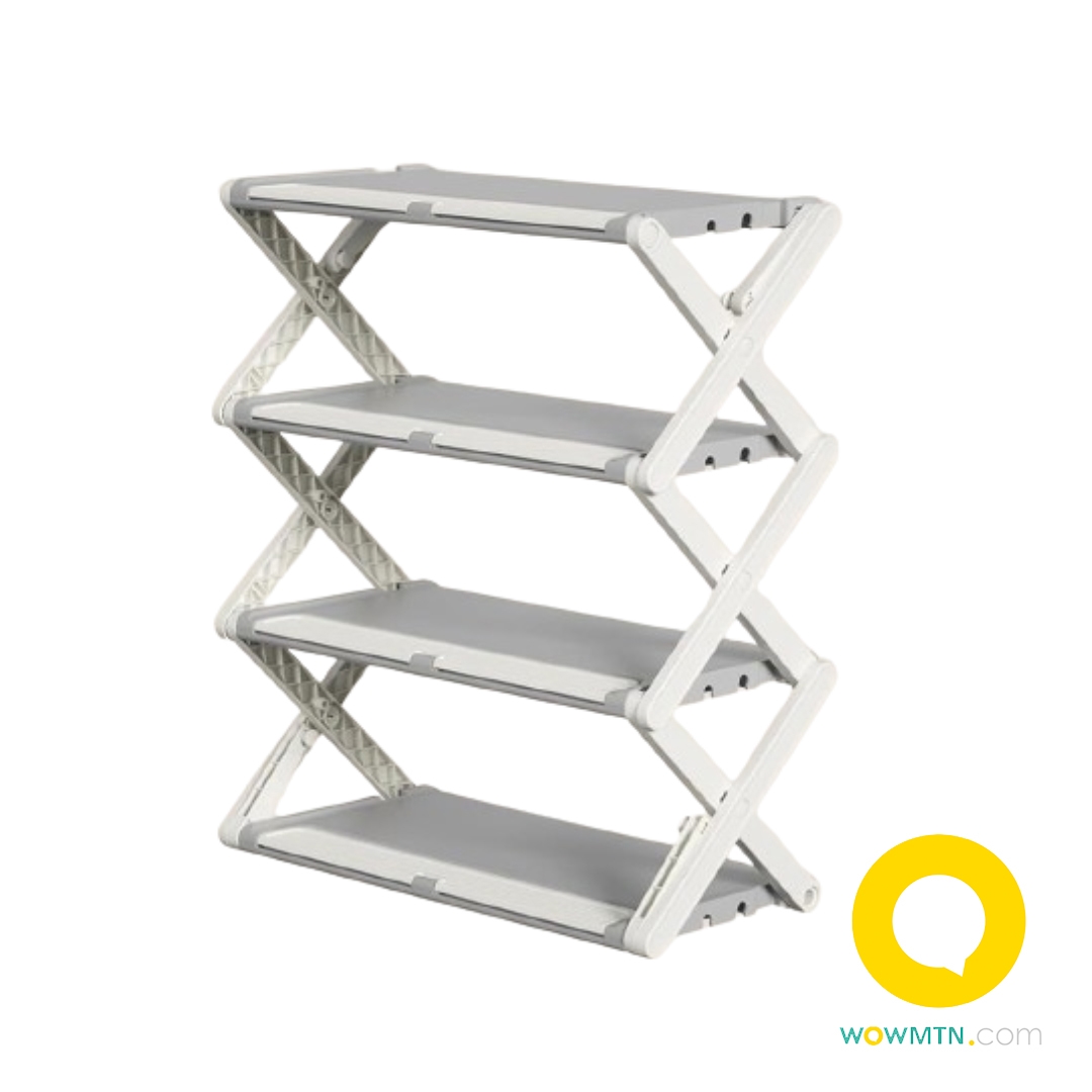 Picture of HAIXIN 282V 4-Tier Adjustable-Height Shoe Organizer Rack