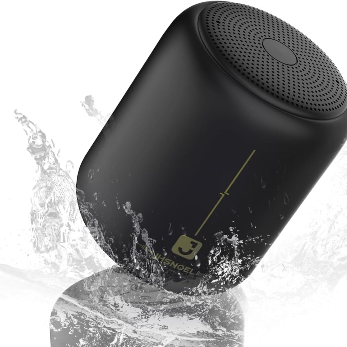BLACK_1 Black Portable Bluetooth Speaker  IPX7 Waterproof, 15H Playtime, HD Sound, Deep Bass