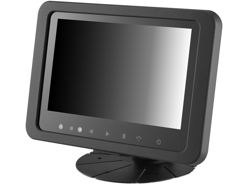 709GNK 7 in. IP67 Waterproof Sunlight Readable Capacitive Touchscreen LCD Monitor with HDMI, Black