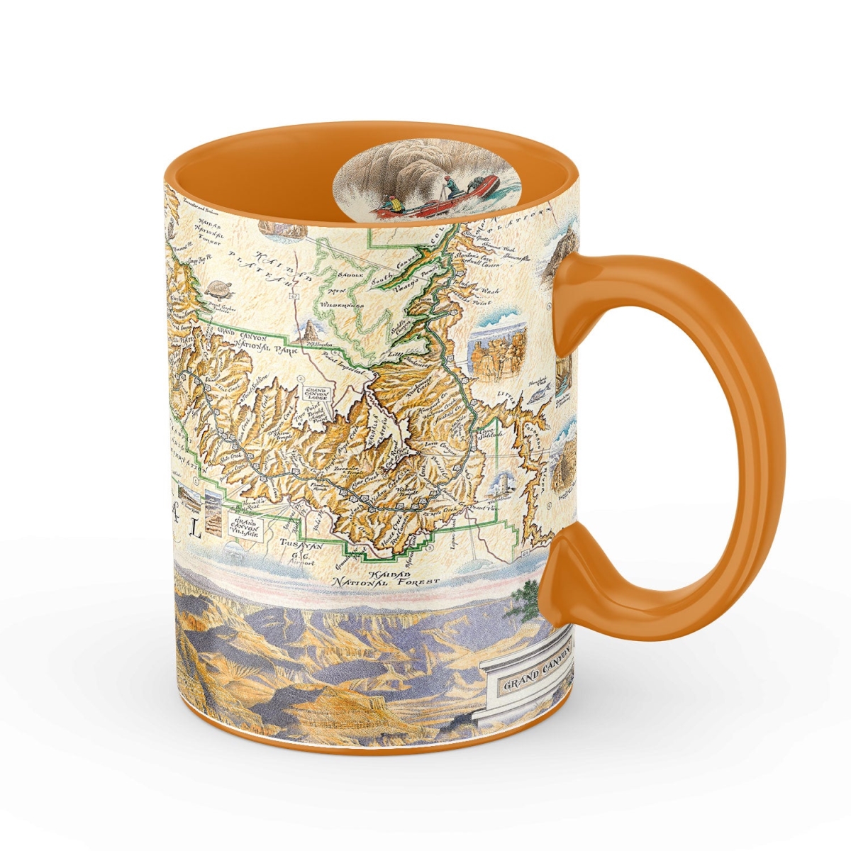 Picture of Xplorer Maps MUGCM_GCNP Grand Canyon National Park Map Ceramic Mug