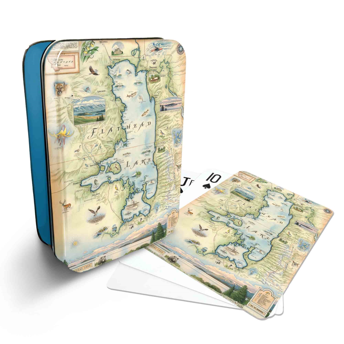 PLCD_FLH Flathead Lake Playing Cards