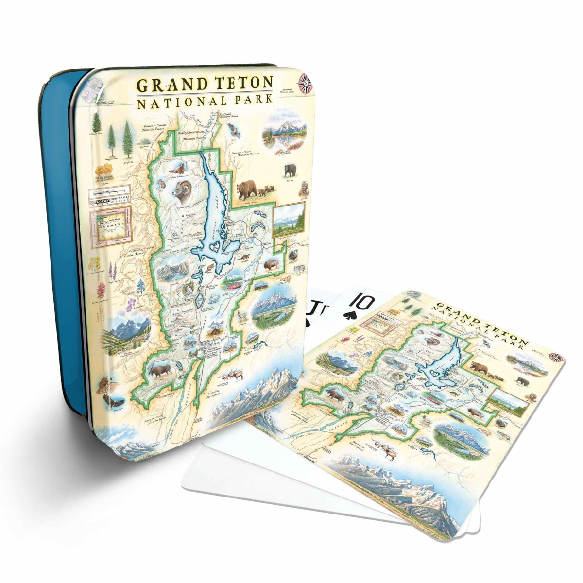 PLCD_GTNP Grand Teton National Park Map Playing Cards