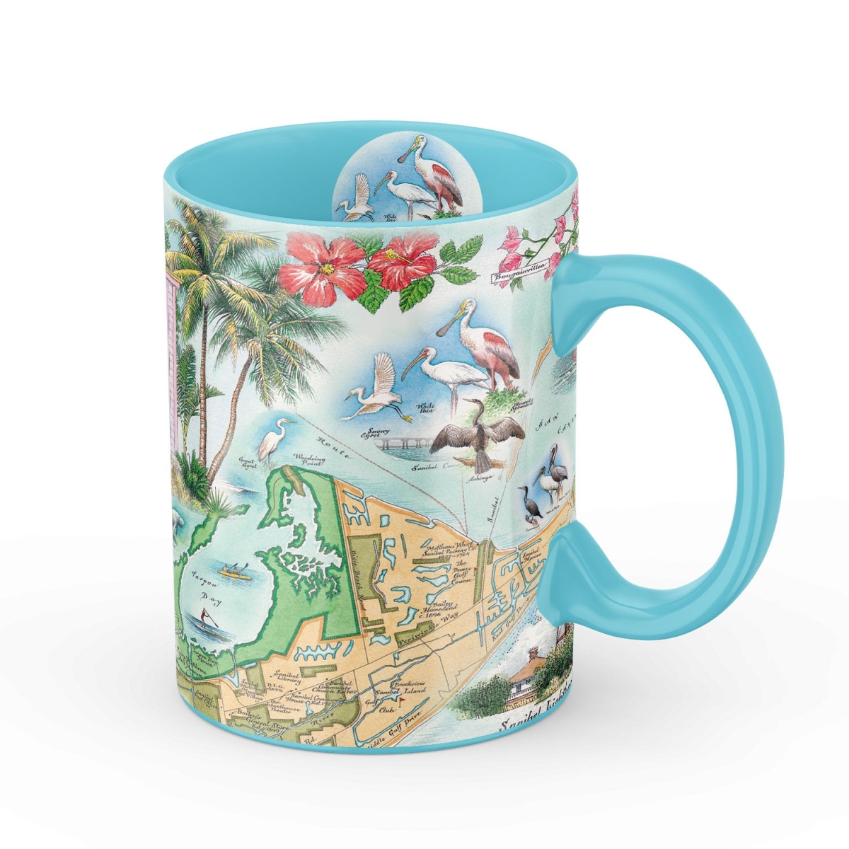 Picture of Xplorer Maps MUGCM_SBCP Sanibel & Captiva Islands Map Ceramic Mug