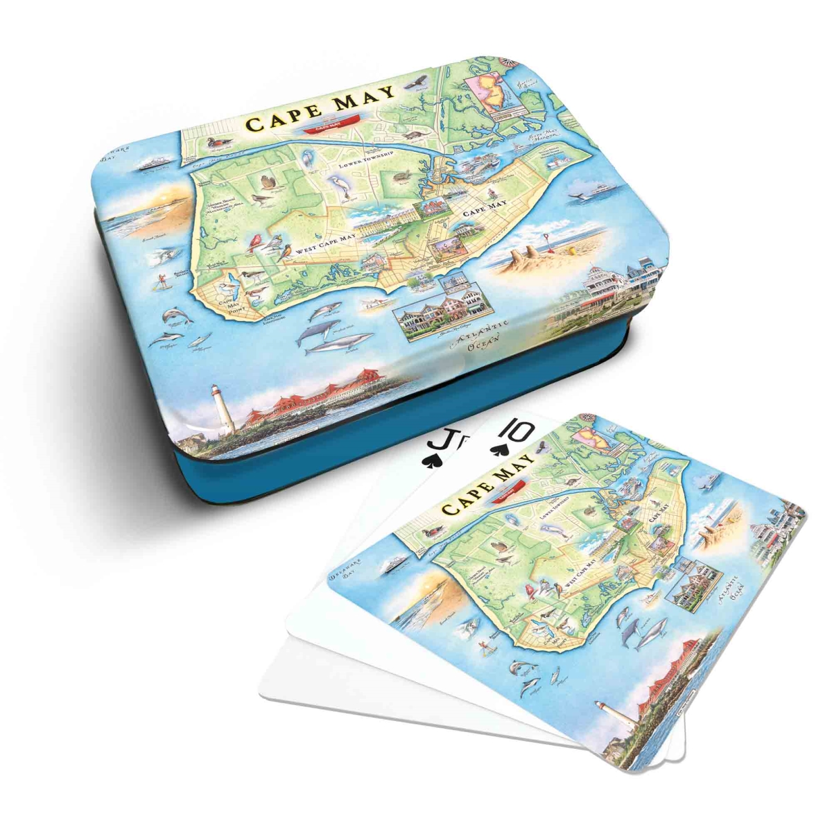PLCD_CM Cape May Map Playing Cards