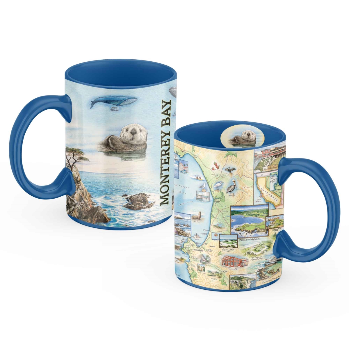Picture of Xplorer Maps MUGCM_MB Monterey Bay Map Ceramic Mug