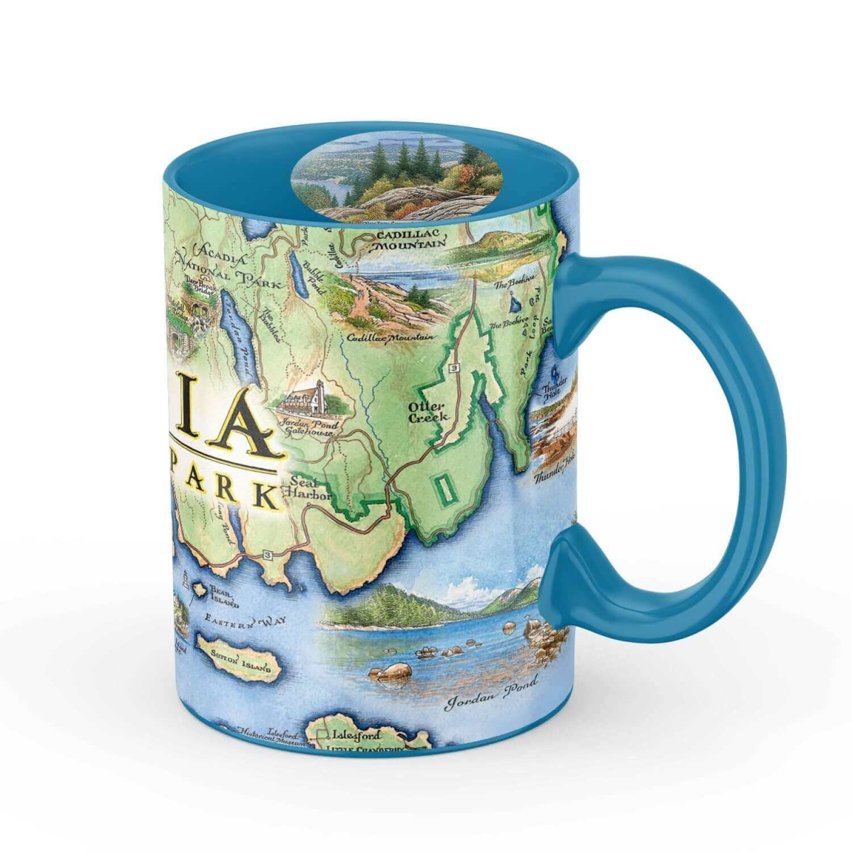 Picture of Xplorer Maps MUGCM_ACNP Acadia National Park Map Ceramic Mug