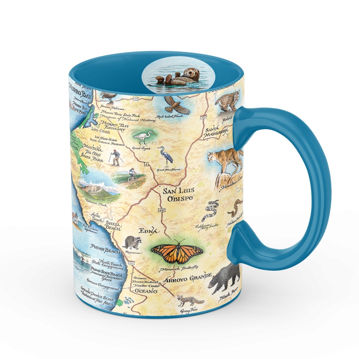 Picture of Xplorer Maps MUGCM_CCSP California Central Coast State Parks Map Ceramic Mug