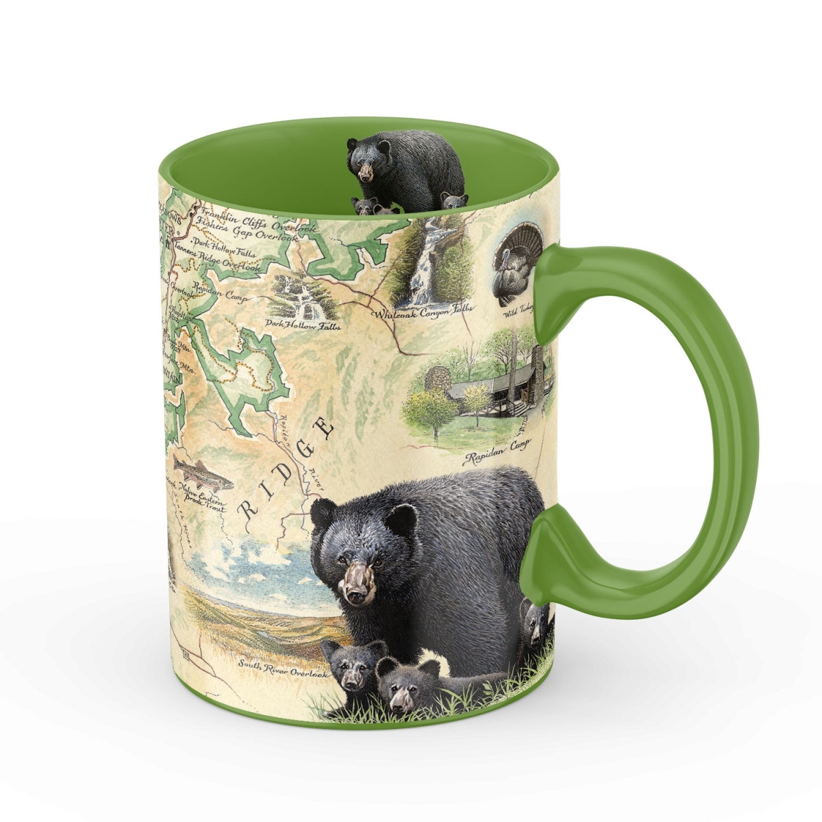 Picture of Xplorer Maps MUGCM_SHNP Shenandoah National Park Map Ceramic Mug