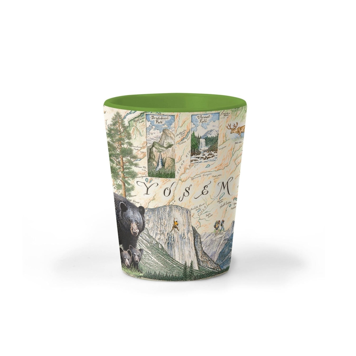 Picture of Xplorer Maps SG_YOS Yosemite National Park Map Ceramic Shot Glass