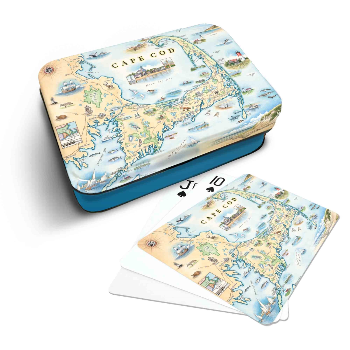 PLCD_CC Cape Cod Map Playing Cards