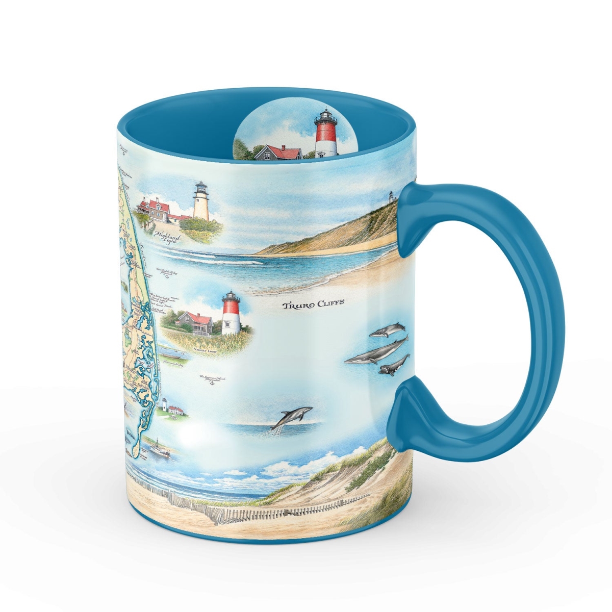 MUGCM_CC Cape Cod Map Ceramic Mug