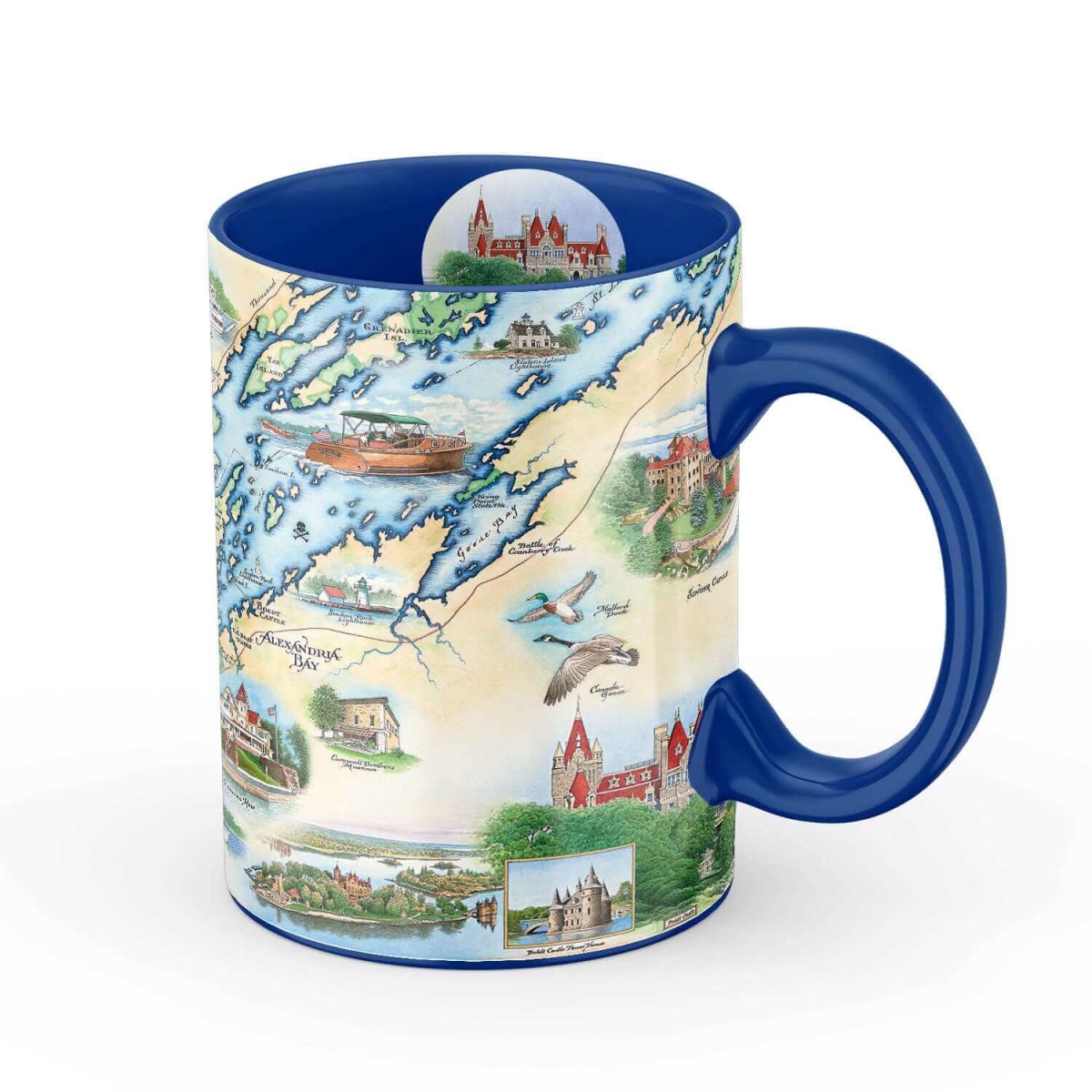 Picture of Xplorer Maps MUGCM_1000 1000 Islands Map Ceramic Mug