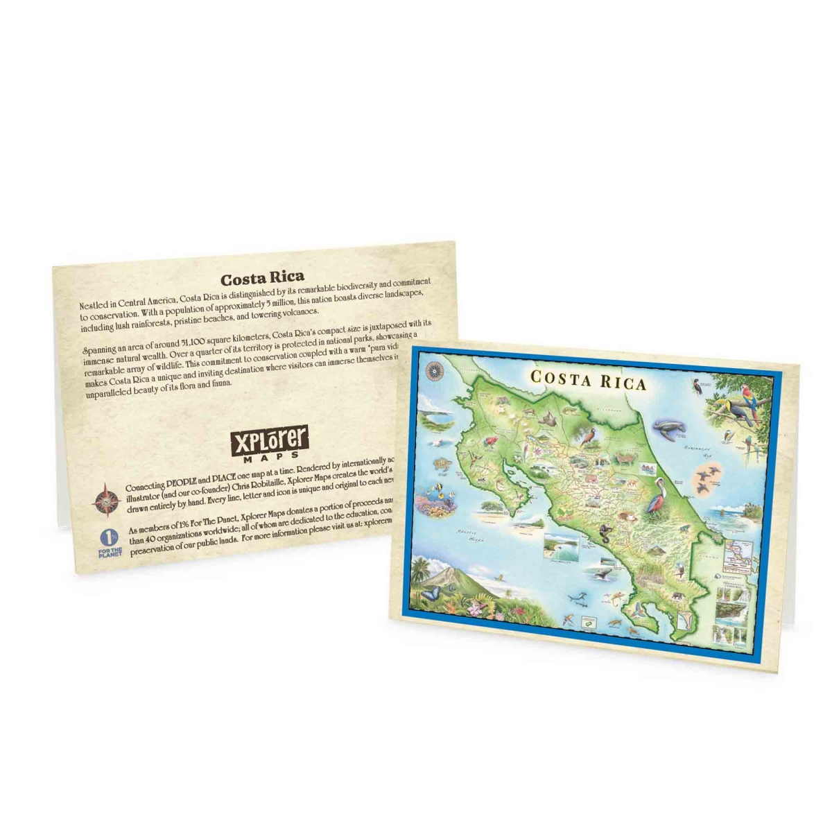 NCM_CR Costa Rica Notecards  Set of 6