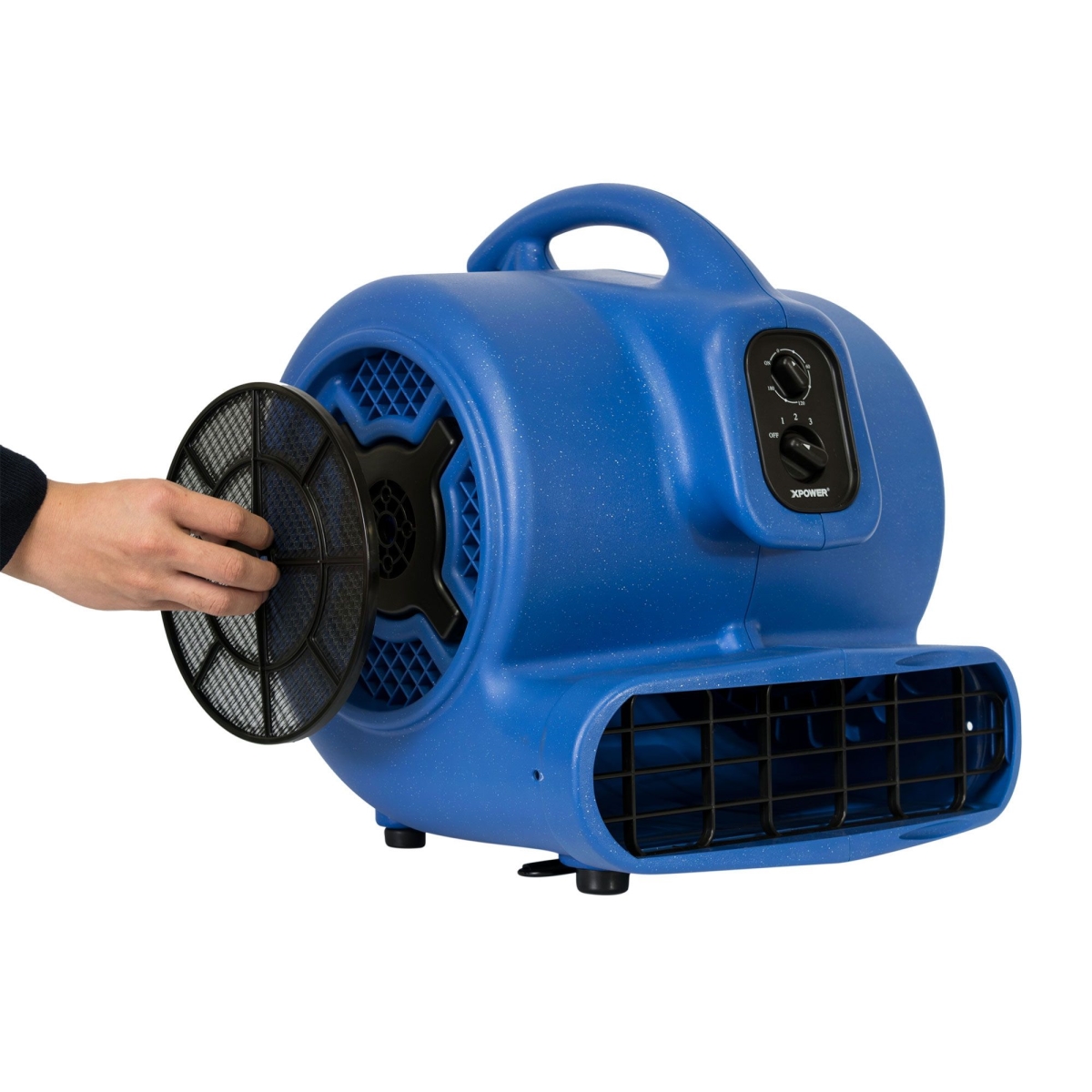Picture of Xpower BR-272A 1 HP Indoor Outdoor Inflatable Blower Fan for Bounce House Jumper Game & Display Structures