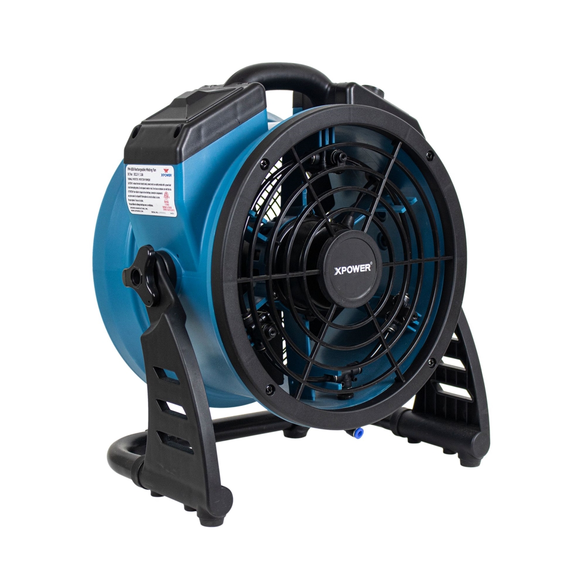 Picture of Xpower FM-65B Portable Battery Operated Rechargeable Cordless Variable Speed Outdoor Cooling Misting Fan & High Velocity Air Circulator