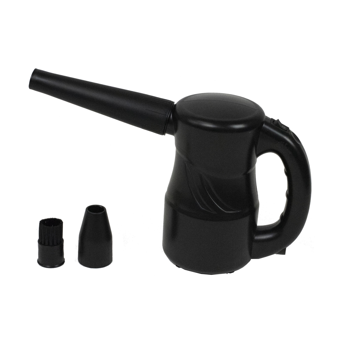 A-2B-Black Cyber Duster Cordless Rechargeable Multipurpose Powered Air Duster - Canned Air Replacement - Blower - Dryer & Air Pump - Black