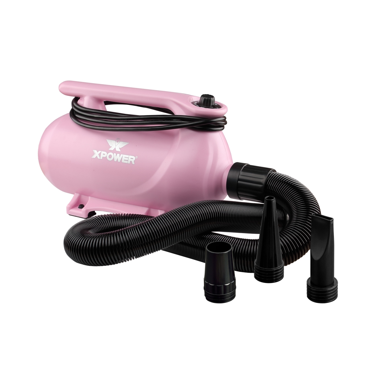 Picture of XPOWER B-163-Pastel-Pink 8 HP 320 CFM 19A Variable Speed Double Motor Force Air Pet Dryer&#44; Pastel Pink