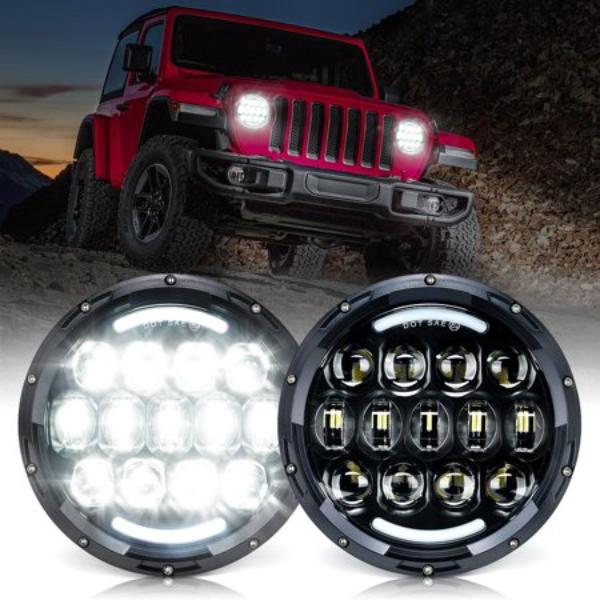 HL-R7IN-105W-G2 LED Headlights for 2007-2018 Jeep Wrangler JK