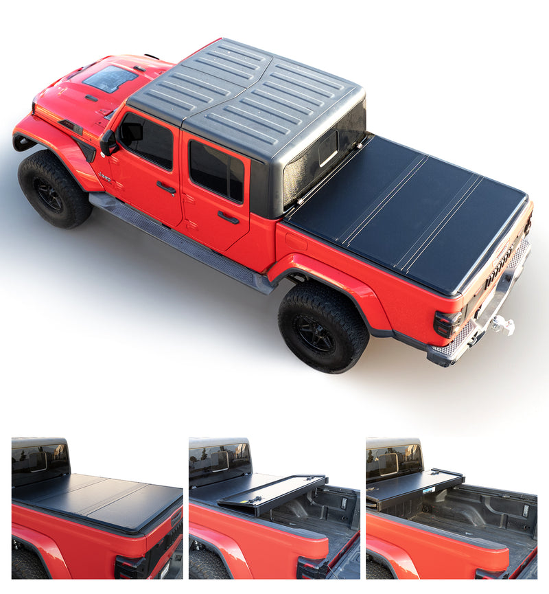 JP-JT-COVER-G2 Soft Top Bed Covers & Tonneau Covers for 2000-Up Jeep Gladiator