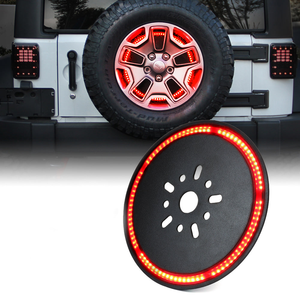 14 in. Typhoon Series Spare Tire Brake Light for Jeep Wrangler JK-JL
