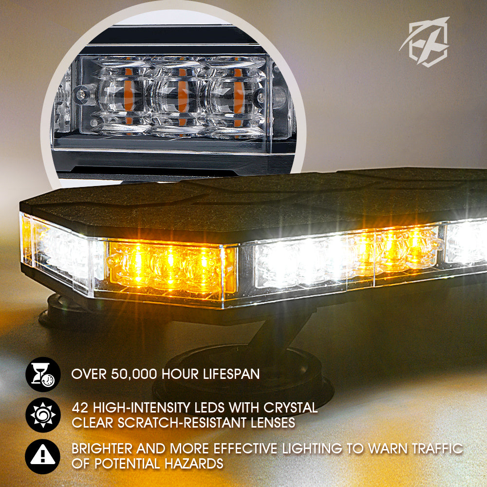 SL-C110-G2-G Green Mini Emergency Rooftop Light Bar with Magnetic Base, Ranger G2 Series