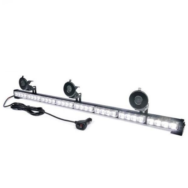 TAL-G1-8M-RB 35 in. Controller LED 8 Series Traffic Advisor Strobe Light Bar, Red & Blue