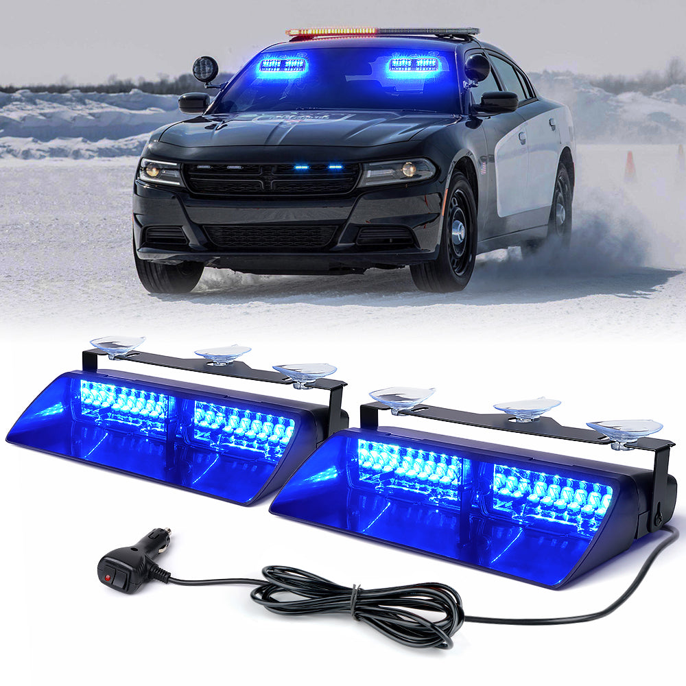 YL126-B Dual LED Dash Light Bars - Unmarked Series