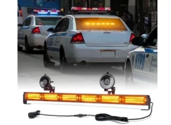 TAL-COB-G1-6M-RB 26 in. LED Traffic Advisor Strobe Light Bar for 2020-2022 Jeep Gladiator - Controller 6 Series