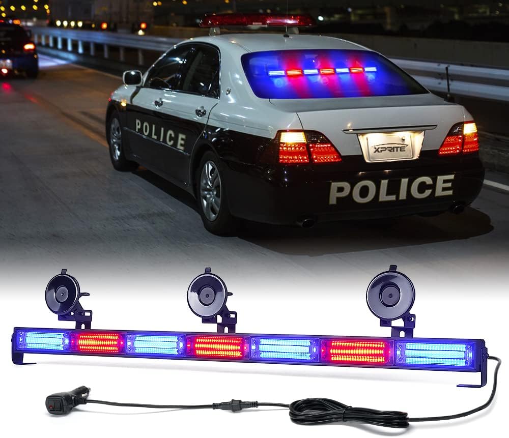 TAL-COB-G1-7M-RB 31 in. Traffic Advisor Strobe Light Bar Controller, COB LED 7 Series