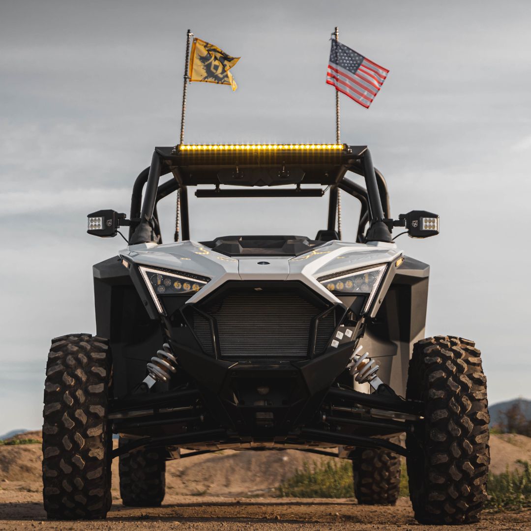 Ultra Thin Astro Series Yellow Flood Beam LED Light Bar