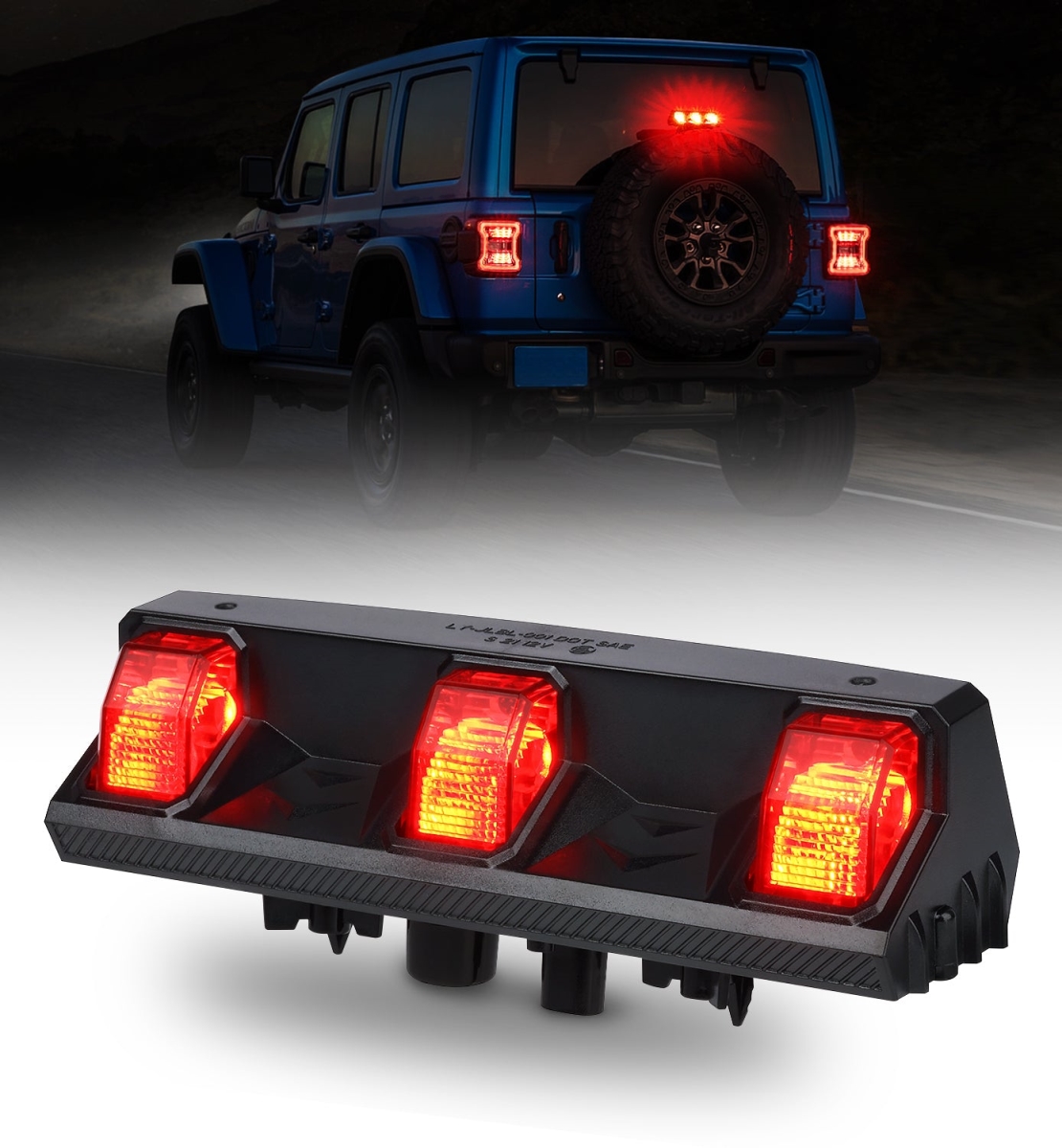 BL-JL-G1 LED Third Brake Light for 2018 Plus Jeep Wrangler JL