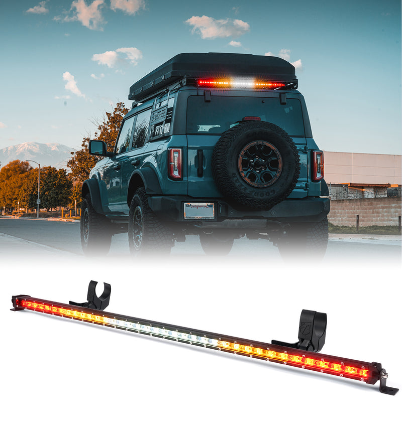 UTV-RSL-G13-RYWWYR 38 in. Slim LED Rear Chase Light Bar, SL Series