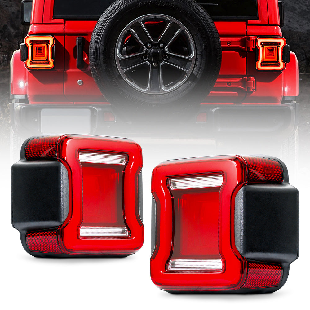 TL-JL-SMK-G2 Jeep Wrangler JL Tail Lights for 2018-2023 Jeep Wrangler - Infinity Series