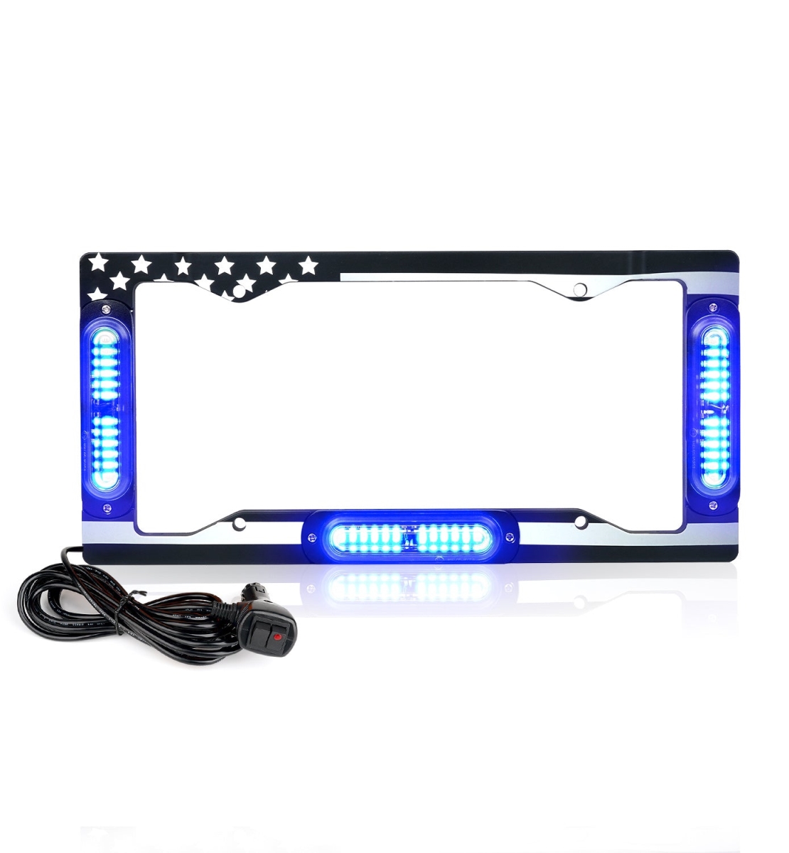 LPF-UNI-G1-Y Amber License Plate Strobe Lights
