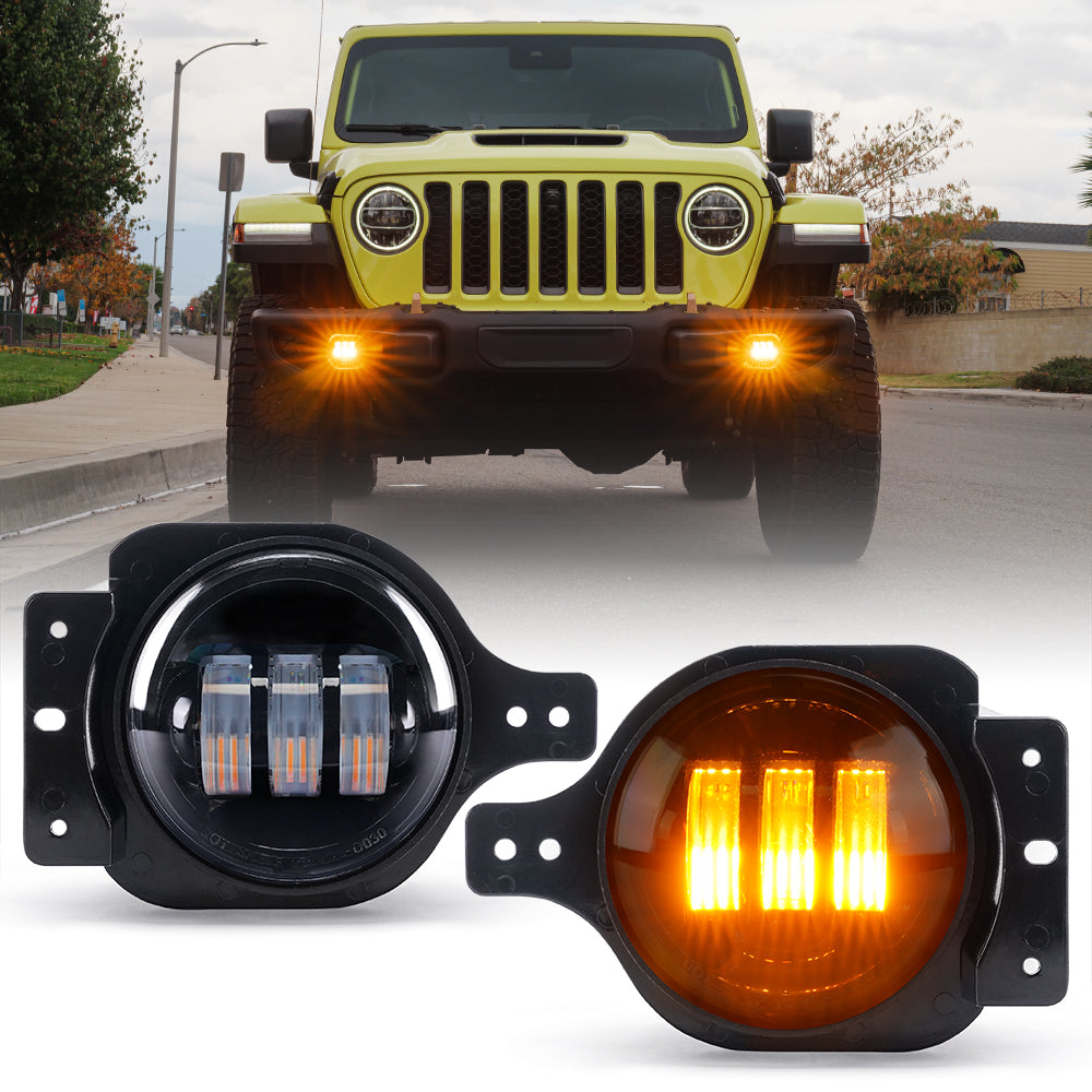 4 in. Jeep Fog Lights, III Series
