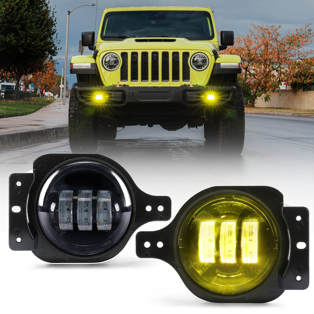 4 in. Jeep Fog Lights, III Series