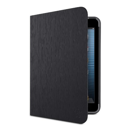 Picture of Belkin F7N106B1C00 Formfit Textured Case & Stand for iPad mini&#44; Blacktop