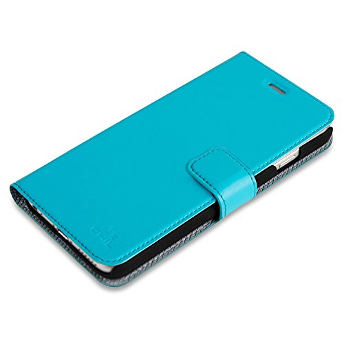 Picture of Chil 0112-1388 Attraction Jacket Magnetic Wallet & Case for iPhone 6 Plus&#44; Teal