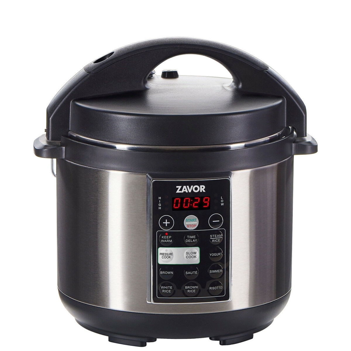 Picture of Zavor ZSELX01 4 qt. Electric Pressure Multi Slow Cooker&#44; Stainless Steel