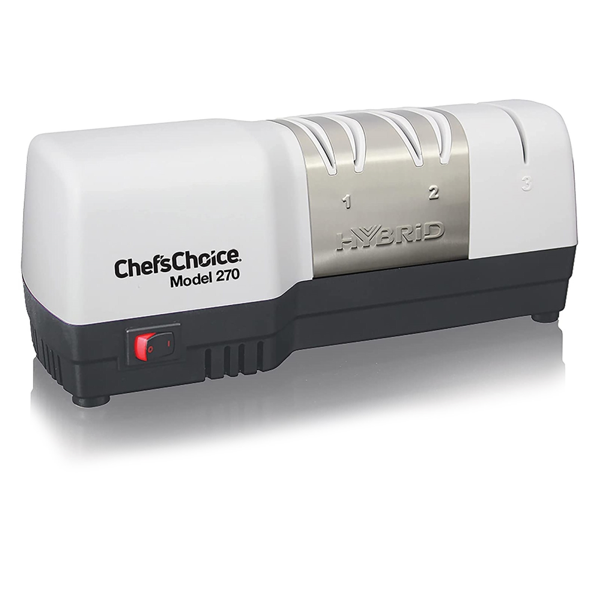 Picture of Chefs Choice 270100 270 Hybrid Diamond Hone 3-Stage Electric & Manual Knife Sharpener