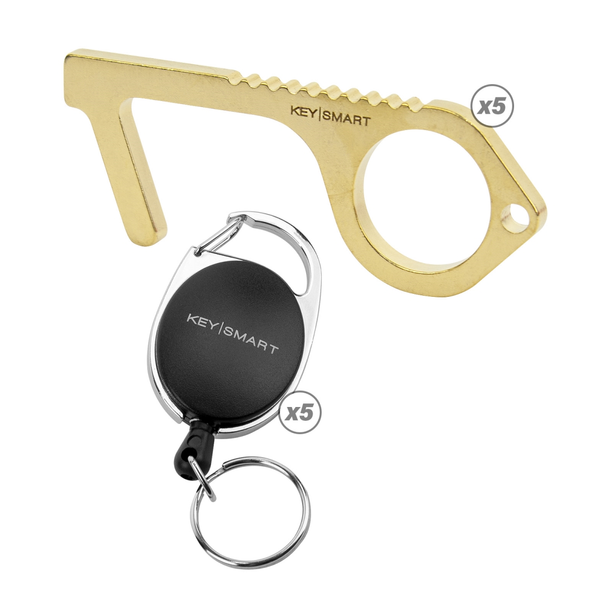KeySmart CleanKey - Key Ring (5-pack)