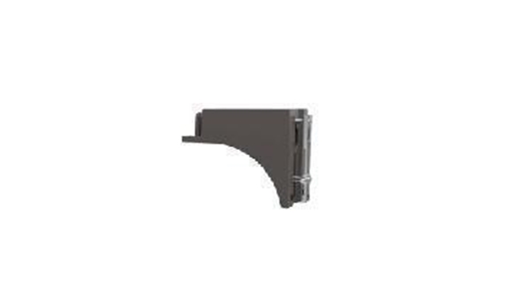 83000398 Square & Round Pole Mount for Lighting, Dark Bronze - Version 2