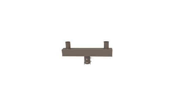 Low Profile Bullhorn with Tenons 180 deg Adapter for Lighting
