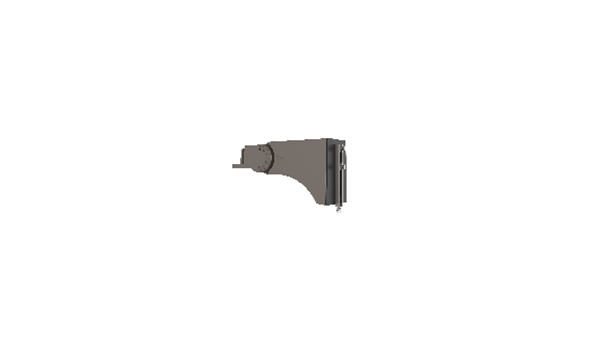 83000493 Adjustable Square & Round Pole Mount for Lighting, Dark Bronze - Version 2
