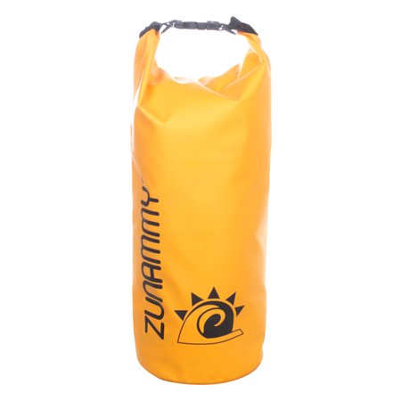 10 Liters Waterproof Roll Top Dry Bag, Floating Duffle Dry Gear Bag with Adjustable Shoulder Straps - Orange