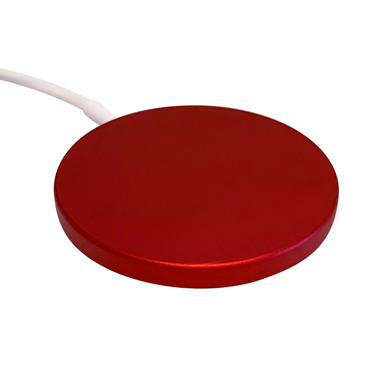 Picture of Zunammy ZTWC020RE Portable Wireless Charging Pad with Magentic Pad, Red