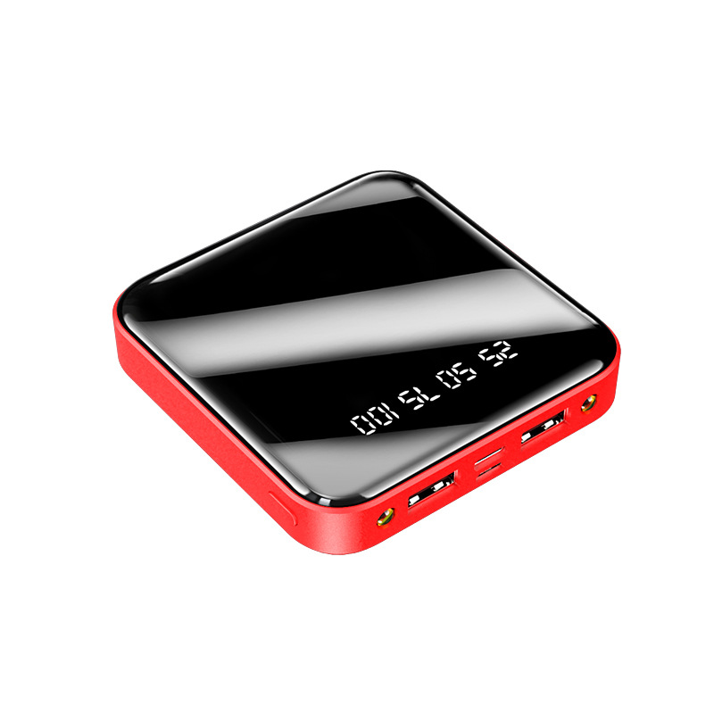 Picture of Zunammy ZTP004-10K-RE Square Portable Wireless Charging Power Bank, Red