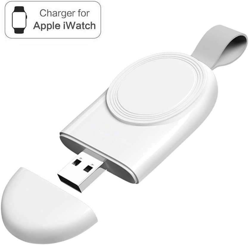 Picture of Zunammy ZTWC013WT 2W Iwatch Portable Magnetic Charger with Wireless Charger for Iwatch Series, White