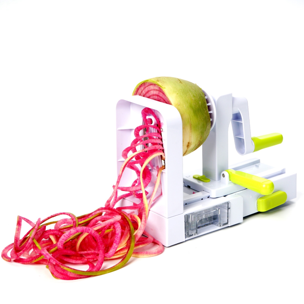 Picture of Zummy KITC-1000 ZTECH Foldable 5-Blade Spiralizer Set for Easy and Space-Saving Vegetable Preparation